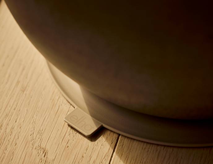 ripple floor protector 21cm mushroom beige